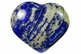 Polished Lapis Lazuli Heart - Pakistan #170942-1